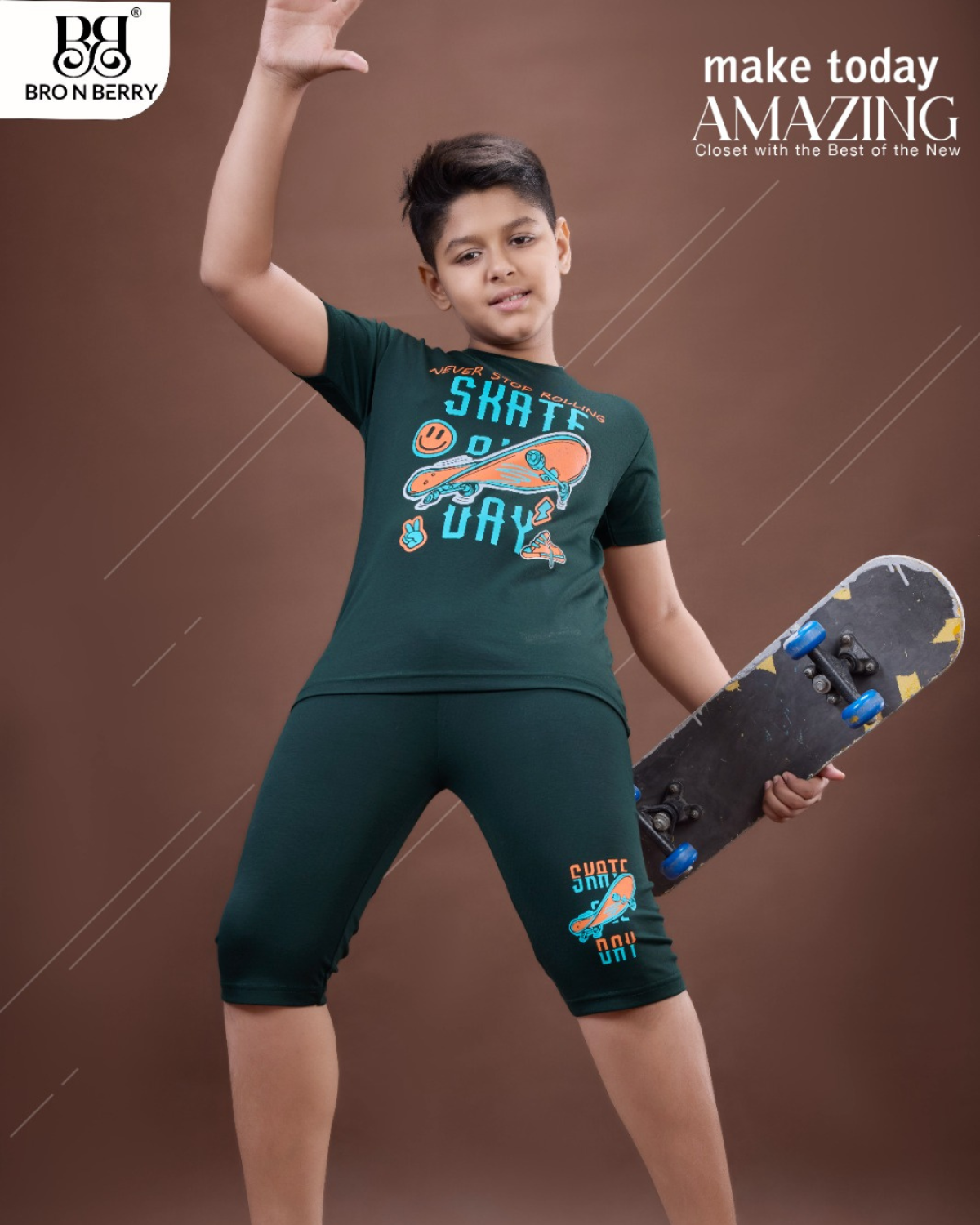 Boys Capri Cord Set | Premium Casual Wear