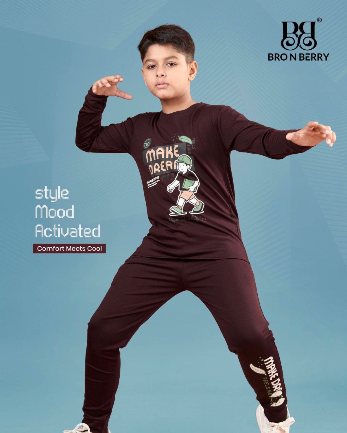 Boys Full Pant Cord Set | Premium Cotton Kids Wear