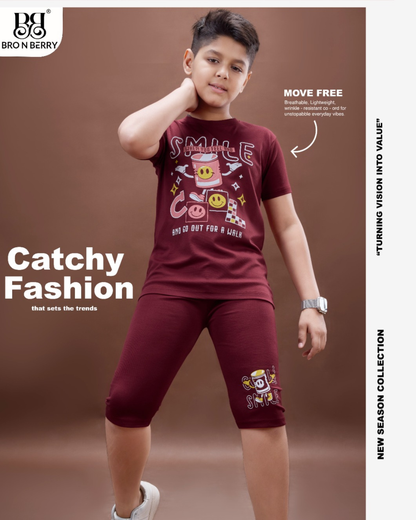 Boys Capri Cord Set | Premium Casual Wear