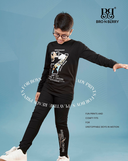 Boys Full Pant Cord Set | Premium Cotton Kids Wear