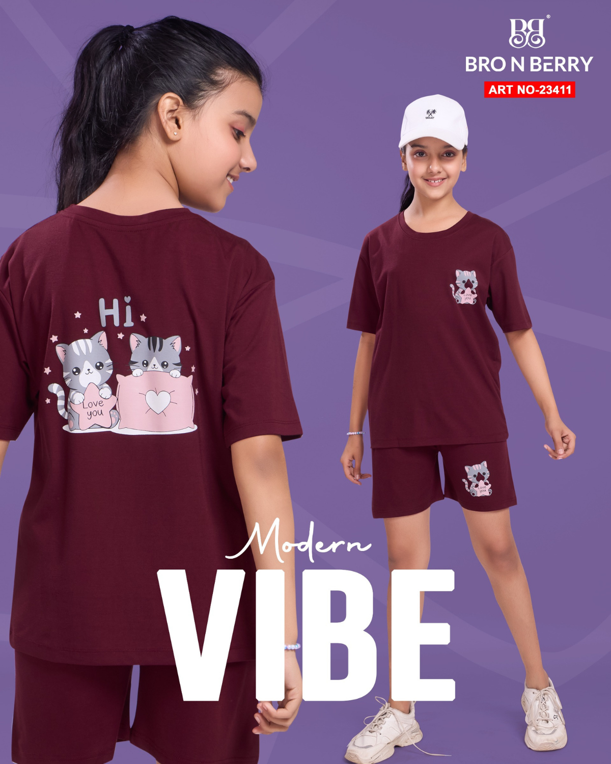 Girls Shorts Cord Set