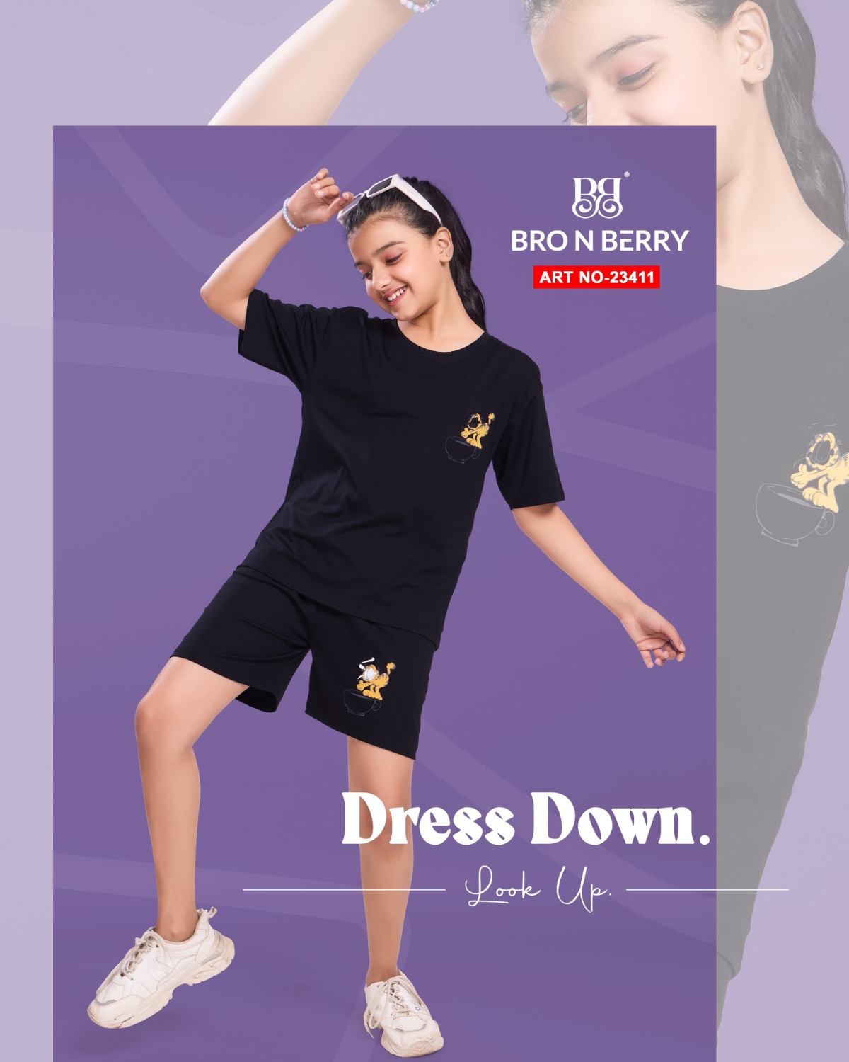 Girls Hip Hop Cord Set