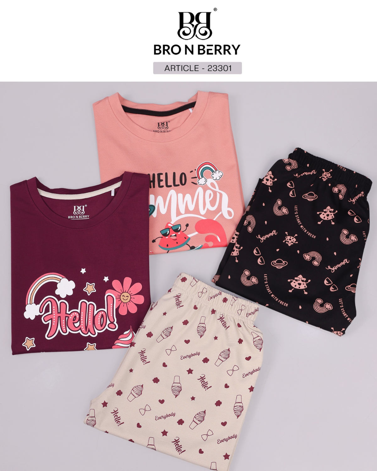 Girls Capri Cord Set