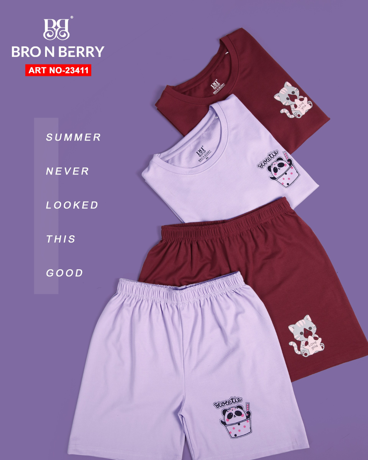 Girls Shorts Set