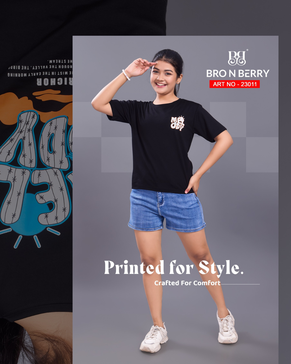 Girls Cotton Premium T-Shirt
