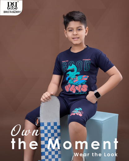 Boys Capri Cord Set | Premium Casual Wear